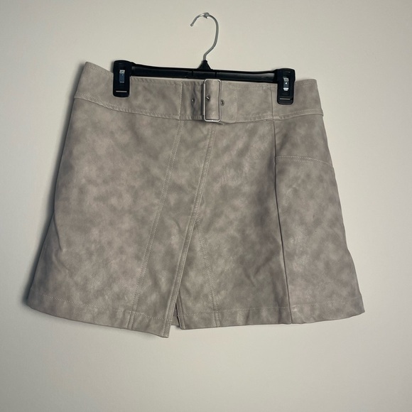 Free People suede mini skirt size 10 - Picture 2 of 7